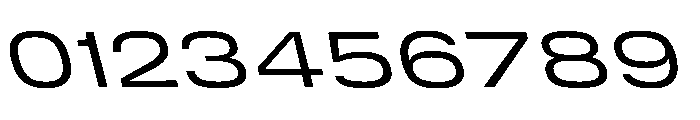 DeBox Expanded Slanted Tall Font OTHER CHARS