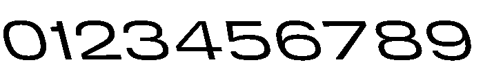 DeBox Expanded Slanted Font OTHER CHARS