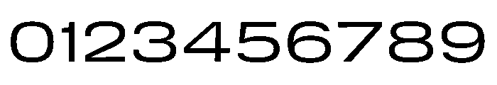DeBox Expanded Tall Font OTHER CHARS
