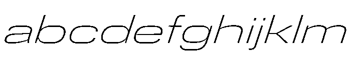 DeBox Expanded Thin Ita Short FONT