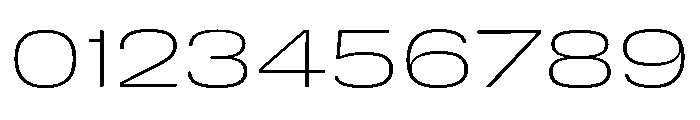 DeBox Expanded Thin Short Font OTHER CHARS
