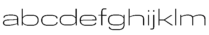 DeBox Expanded Thin Short FONT