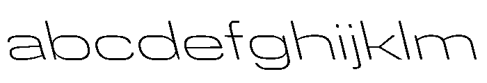 DeBox Expanded Thin Slant Short FONT