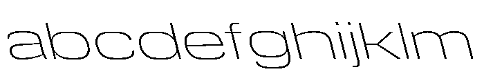 DeBox Expanded Thin Slant Tall FONT