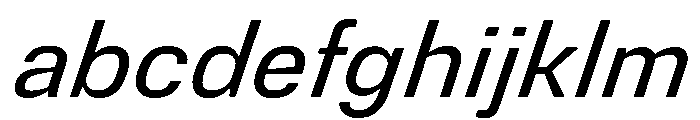 DeBox Italic Short FONT