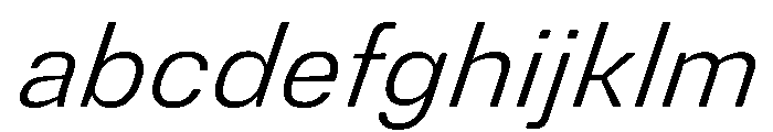 DeBox Light Italic Short FONT
