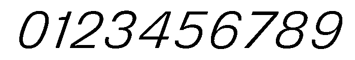 DeBox Light Italic Font OTHER CHARS