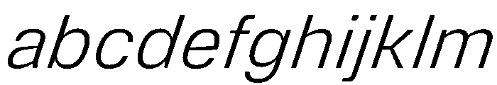 DeBox Light Italic FONT