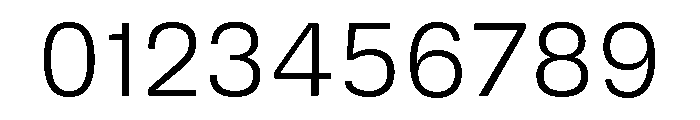 DeBox Light Font OTHER CHARS