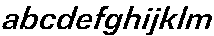 DeBox Medium Italic Short FONT