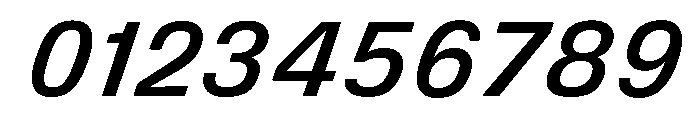 DeBox Medium Italic Font OTHER CHARS