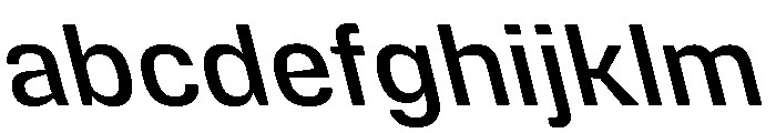 DeBox Medium Slanted FONT