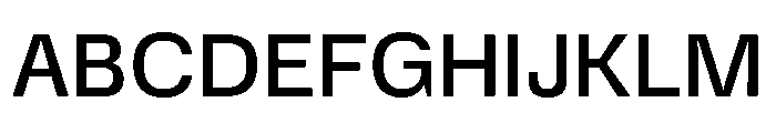 DeBox Medium Tall Font UPPERCASE