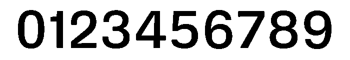 DeBox Medium Font OTHER CHARS