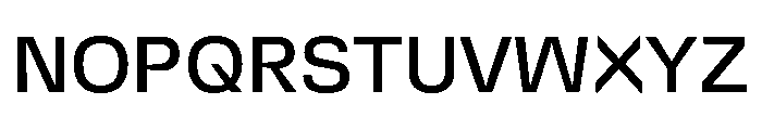 DeBox Medium Font UPPERCASE