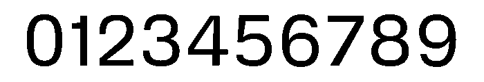 DeBox Regular Short Font OTHER CHARS