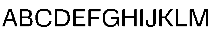 DeBox Regular Short Font UPPERCASE