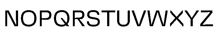 DeBox Regular Tall Font UPPERCASE