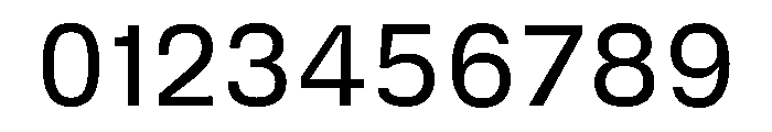 DeBox Regular Font OTHER CHARS
