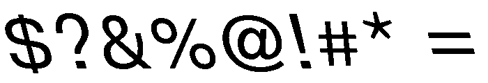 DeBox Slanted Tall Font OTHER CHARS