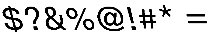 DeBox Slanted Font OTHER CHARS