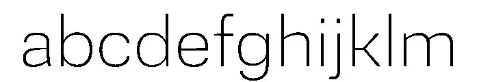 DeBox Thin Short FONT