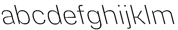 DeBox Thin Slanted FONT