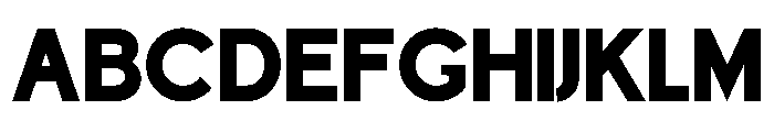 DeMonte Heavy Font UPPERCASE