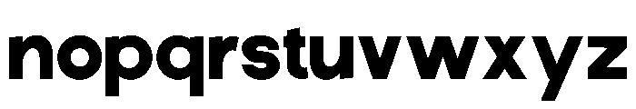 DeMonte Heavy Font LOWERCASE