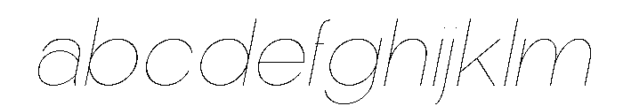 DeMonte Thin Italic FONT