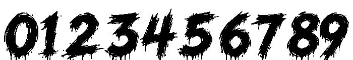 Deadly Target Font OTHER CHARS