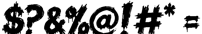 Deadly Target Font OTHER CHARS
