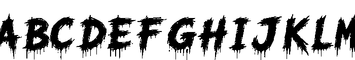 Deadly Target Font UPPERCASE