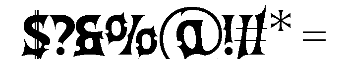 Deamagr Regular Font OTHER CHARS