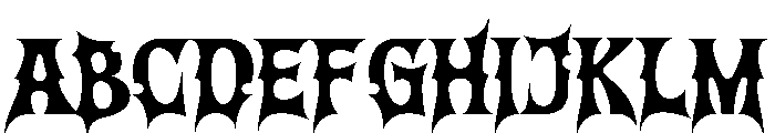 Deamagr Regular Font UPPERCASE