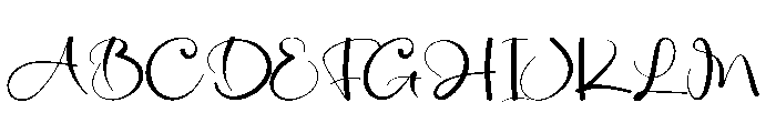 Deandra Font UPPERCASE