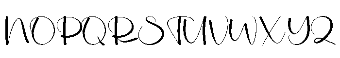 Deandra Font UPPERCASE