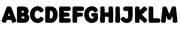 Dear Chunki Regular Font UPPERCASE
