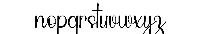 Dear Cutegirl Font LOWERCASE