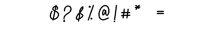 Dear Lovely Font OTHER CHARS