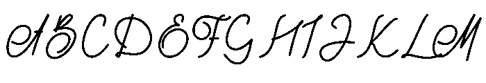 Dear Lovely Font UPPERCASE