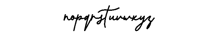 Dear Lovely Font LOWERCASE