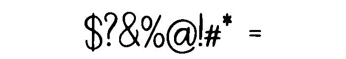 Dear_Me Font OTHER CHARS