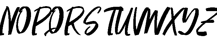 Dear Puppets Italic Font UPPERCASE