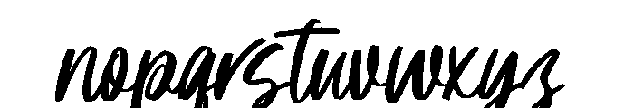 Dear Puppets Italic Font LOWERCASE