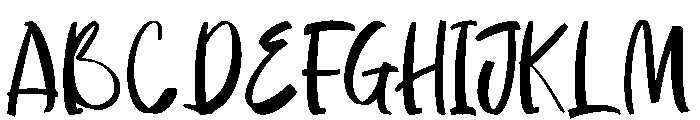 Dear Puppets Font UPPERCASE
