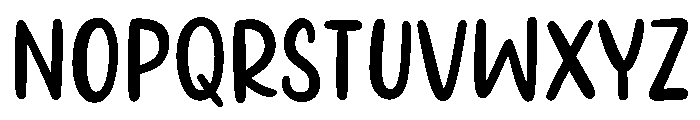 Dearheart Sans Regular Font LOWERCASE