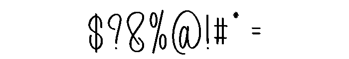 Dearly Cake Font OTHER CHARS