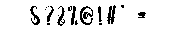 Dearshy Signature Font OTHER CHARS