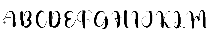 Dearshy Signature Font UPPERCASE